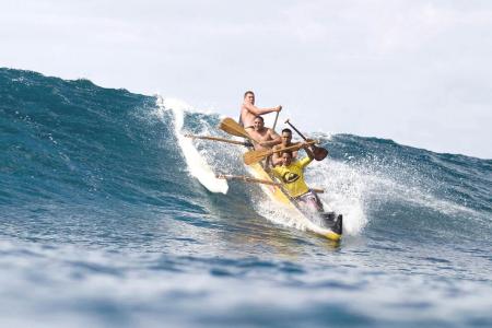 surfing canoe